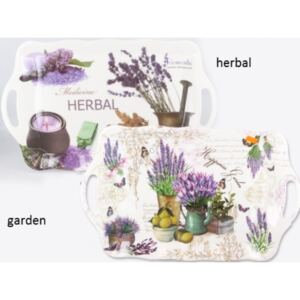 H.C.008-1530 Műanyag tálca herbal/garden 41x26cm