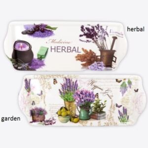 H.C.008-1532 Műanyag tálca herbal/garden 39x17cm
