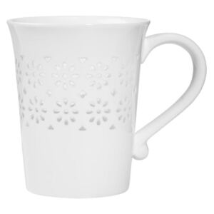 WHITE XMAS csésze, hópehely, 400 ml
