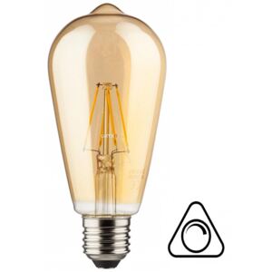 Müller Licht 400208 Retro-LED Edison Gold E27 6,5W 2000K DIM filament LED
