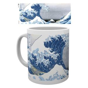 Hokusai - Great Wave bögre