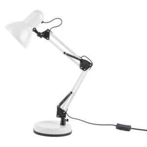 Hobby fehér asztali lámpa fekete részletekkel, ø 12,5 cm - Leitmotiv