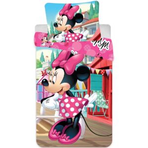 Disney Minnie Gyerek ágyneműhuzat 90×140cm, 40×55 cm