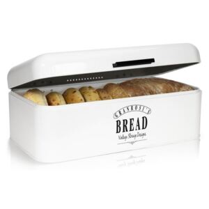 Klarstein Delaware, kenyérdoboz, fém, 42 x 16 x 24,5 cm, felnyitható fedéllel, szellőzőnyílásokkal
