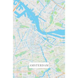 Amsterdam color térképe