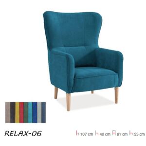Relax 06 Fotel Kék színben