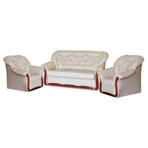 EVELIN ALÍZ 3+1+1 garnitúra ágyazható, ágynemű tartós, hullámrugós nappali bútor vagy szoba bútor, Ingyenes házhozszállítás (textilbőr)