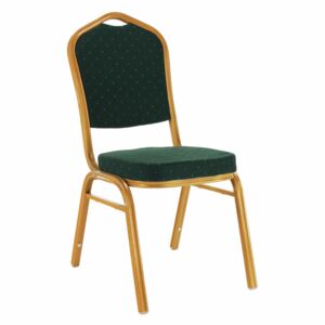 Rákásolható szék, zöld/zöld festés, ZINA 3 NEW