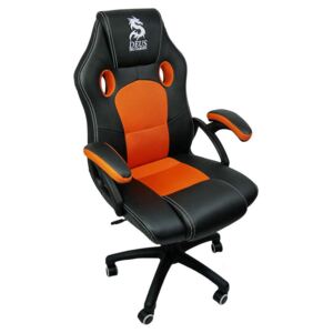 Deus X6 Gamer szék - fekete-narancs