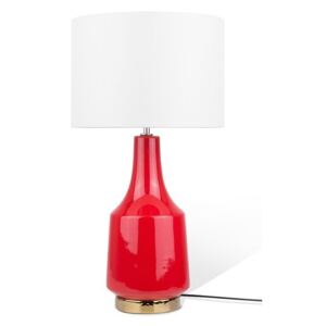 Asztali lámpa YZ1948 Világos piros + fehér