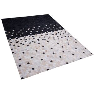 Téglalap alakú szőnyeg YZ2444 Fekete + bézs