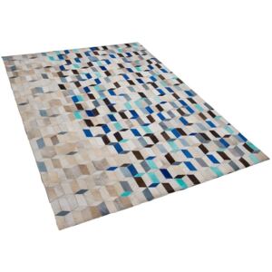 Téglalap alakú szőnyeg YZ2448 Kék + bézs