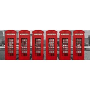 Poszter London - Phoneboxes