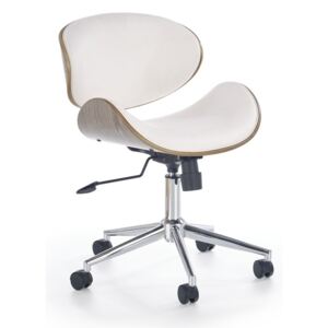 Irodai szék H1841 59x58x70cm Fehér + világos tölgy