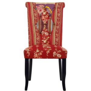 PATCH Patchwork szék piros 51x62x100cm