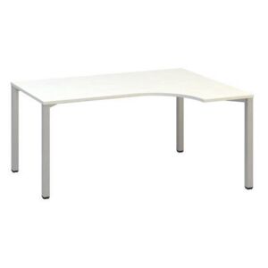 Alfa 200 ergo irodai asztal, 180 x 120 x 74,2 cm, jobbos kivitel, fehér mintázat, RAL9022
