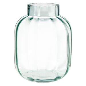 BETTY üveg váza világos zöld 22cm