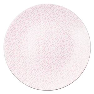 MISS DAISY tányér, Ø 26 cm - rózsaszín/szürke