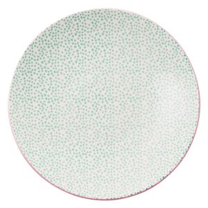 MISS DAISY tányér Ø 26 cm - menta/rózsaszín