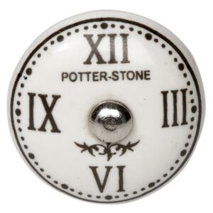 OPEN kerámia bútorgomb "Potter Stone", Ø 5 cm
