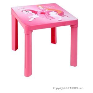 STAR PLUS | Nem besorolt | Gyerek kerti bútor- műanyag asztal rózsaszín | Rózsaszín |