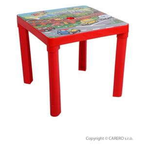 STAR PLUS | Nem besorolt | Gyerek kerti bútor- műanyag asztal piros | Piros |