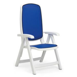 Nardi Delta fotel fehér-kék színben
