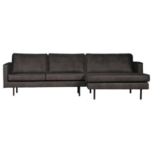 BePureHome - Rodeo jobboldali heverő kanapé, fekete