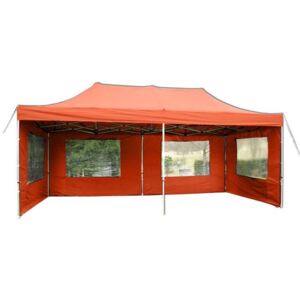 PROFI Összecsukható kerti parti sátor 3 x 6 m Terrakotta