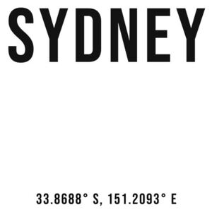 Exkluzív Művész Fotók Sydney simple coordinates, Finlay Noa