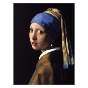 Leány gyöngy fülbevalóval, 40 x 30 cm - Johannes Vermeer másolat