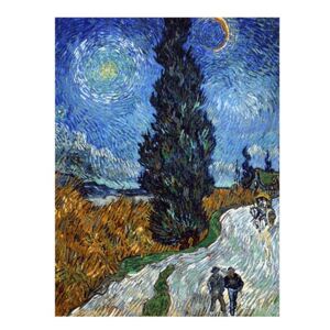 Falusi út Provence-ban, éjjel, 80 x 60 cm - Vincent van Gogh másolat