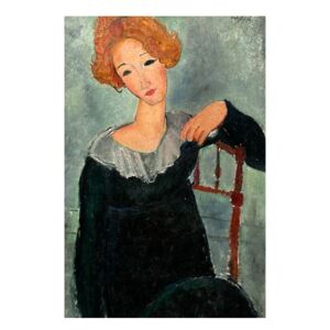 Woman with Red Hair, 60 x 40 cm - Amedeo Modigliani másolat