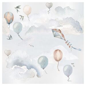 Balloons Fairytale gyerek falmatrica - Dekornik