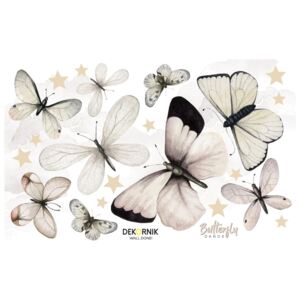 Gyerek falmatrica pillangó motívummal, 80 x 50 cm - Dekornik