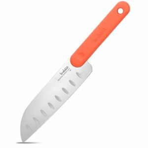 Santoku narancssárga rozsdamentes acél santoku kés
