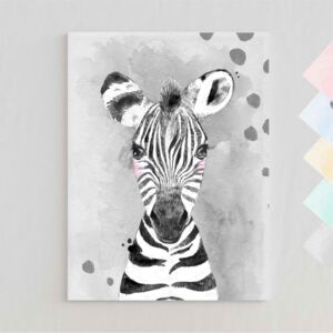 Dekorációs táblák gyerekeknek - Színes zebra