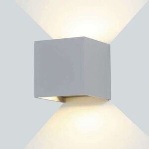 OPTONICA LED design fali lámpa /12W/100*100*100mm/meleg fehér(300