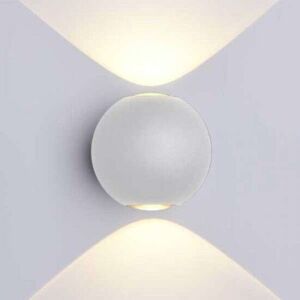 OPTONICA LED design fali lámpa, szürke /6W/90°/110*93mm/nappali f