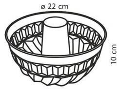 Tescoma DELÍCIA kuglófsütő forma, 22 cm