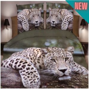 Fekvő leopárd a természetben ágynemű 7-reszes-agynemuhuzat