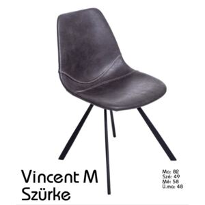 Vincent M szék szürke