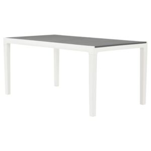Kültéri asztal VG4552 Szürke + fehér