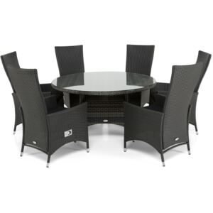 Asztal és szék garnitúra VG5221 Fekete