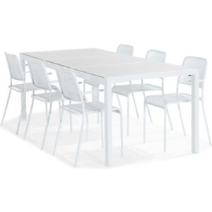 Asztal és szék garnitúra VG6203 Fehér