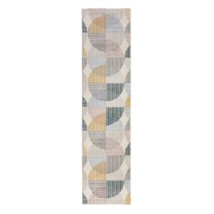 Centro szürke-sárga szőnyeg, 60 x 230 cm - Flair Rugs