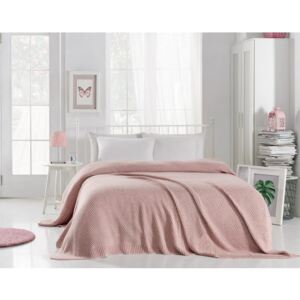 Silvi púder rózsaszín ágytakaró, 220 x 240 cm