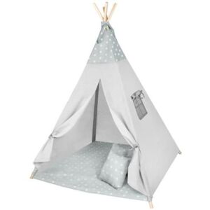 ISO Teepee gyermek sátor, szürke csillag, 8703