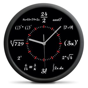 Sfera Matematikai óra fekete 30 cm, 01374