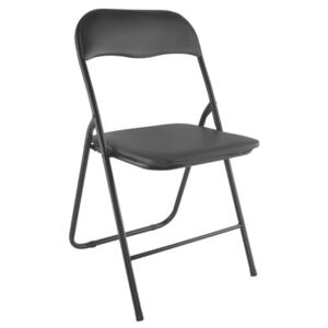 Malatec Összecsukható szék, fekete, 7890